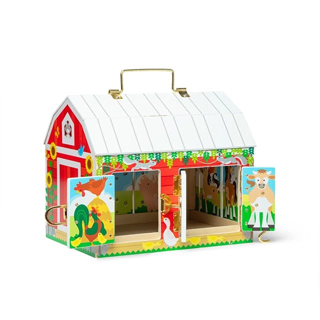 Melissa & Doug bondegårdsstald