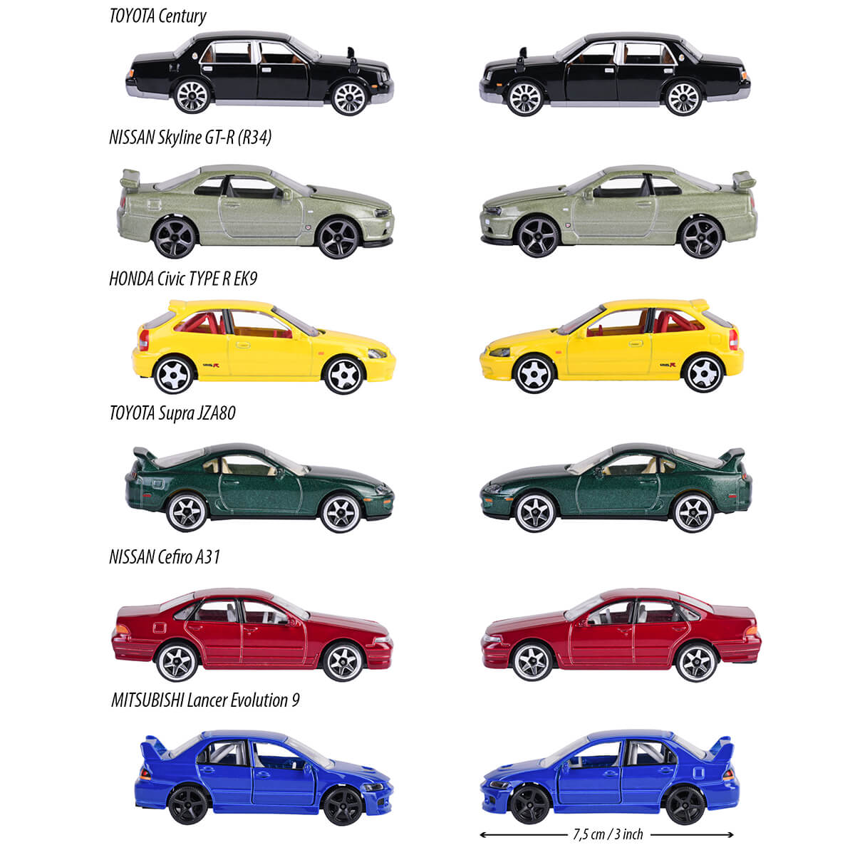 Majorette Japan Series Premium, Asst