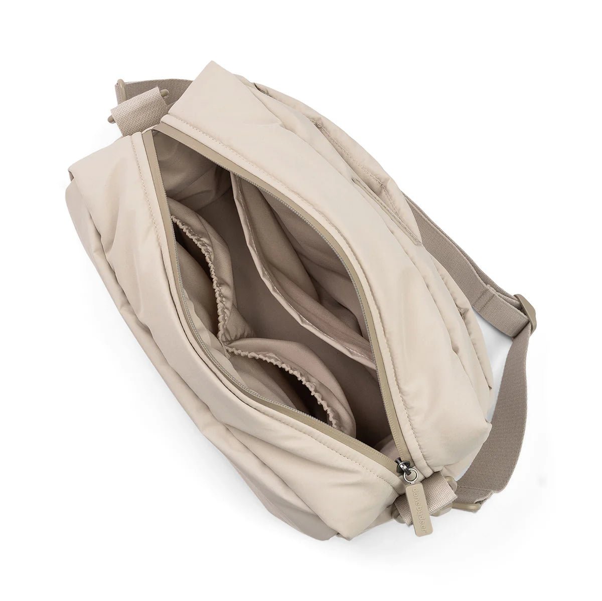 Done By Deer Quiltet Barnevognstaske, Sand