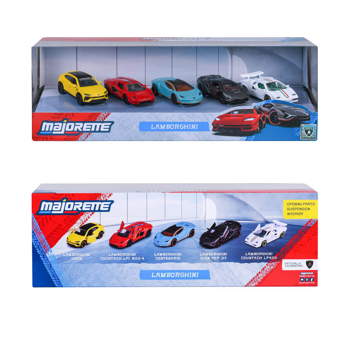 Majorette Lamborghini Gavepakke 5 Dele