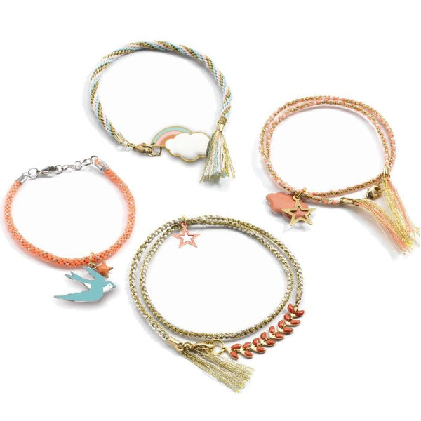 Djeco Kreativbox mit geflochtenen Armbändern, Celeste