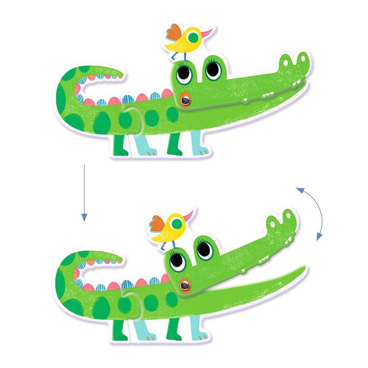 Djeco puzzle duo, dyr