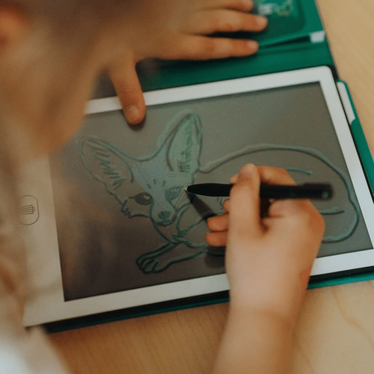 Kidydraw Mini Skitsebog med LCD Skærm, Animal Around the World