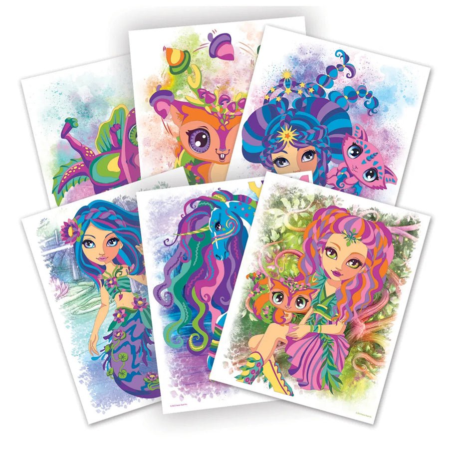 Nebulous Stars color - by - number book set, Nenuphia