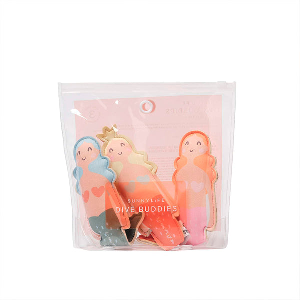 3-er-Pack Badespielzeug mit Melody Mermaid