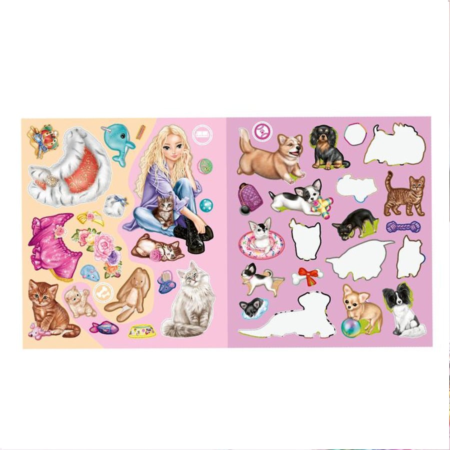 TOPModel Stickerworld, Kitty and Doggy