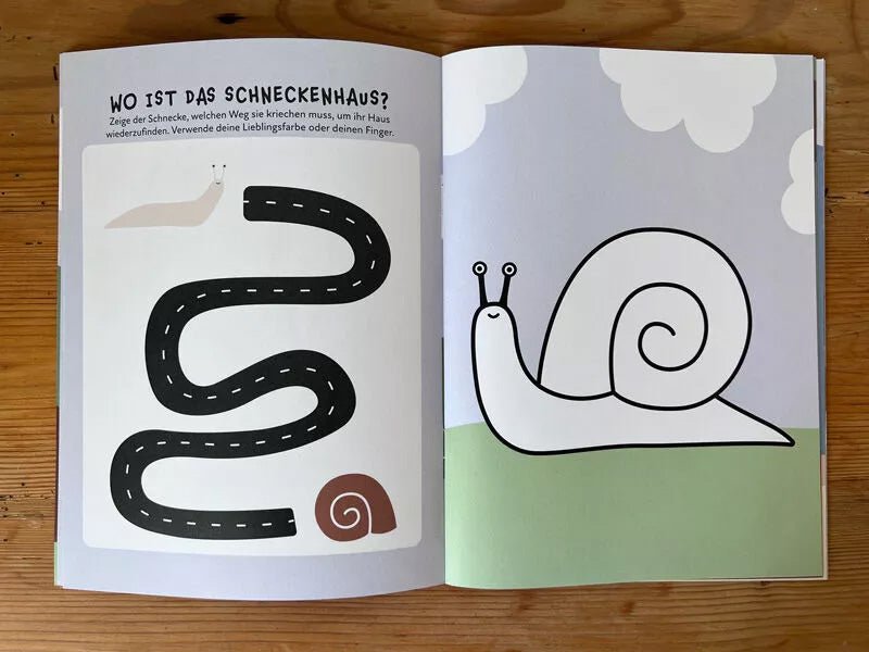 Aufgaben - und malbuch für kinder ab 3 jahre