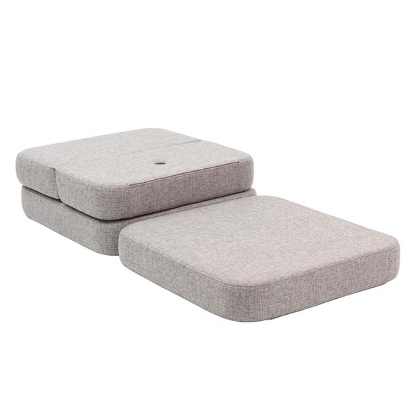 by KlipKlap 3 Fold sofa single soft, beige med sand knap
