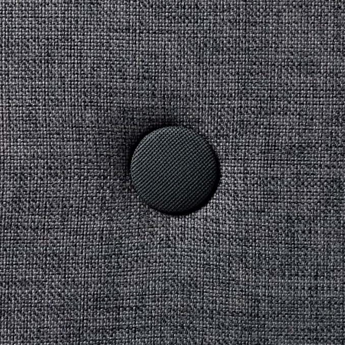 by KlipKlap 3 Fold sofa single soft, blågrå med grå knap