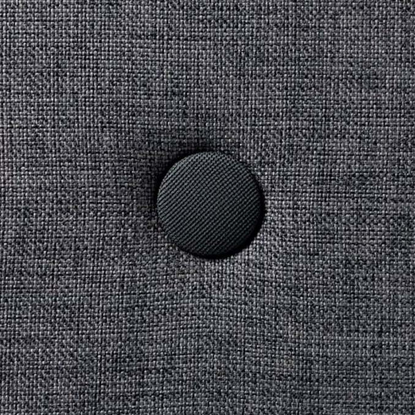 by KlipKlap 3 Fold sofa single soft, blågrå med grå knap