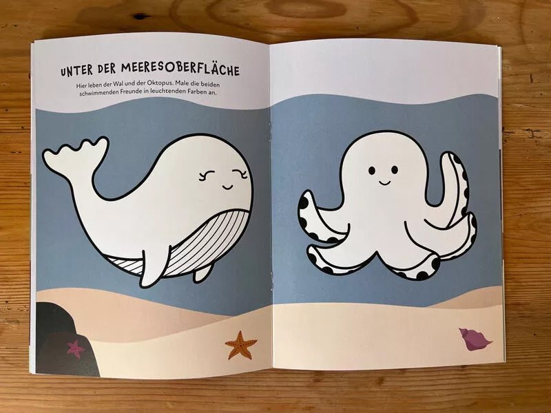 Aufgaben - und malbuch für kinder ab 3 jahre