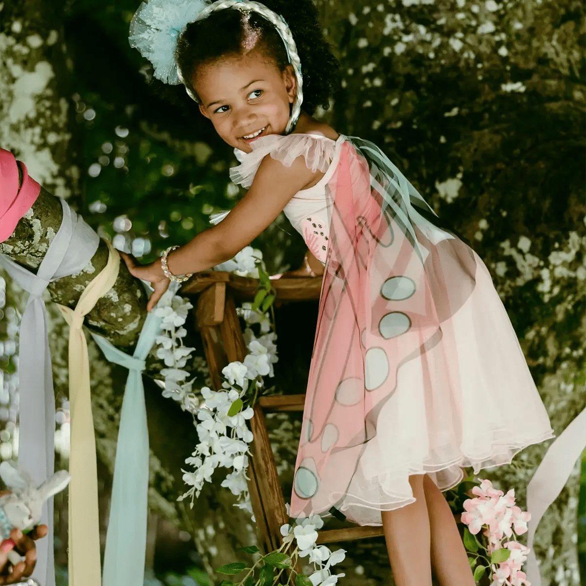 Great Pretenders Secret Butterfly paillet Kjole Med Vinger - Str 5 - 6