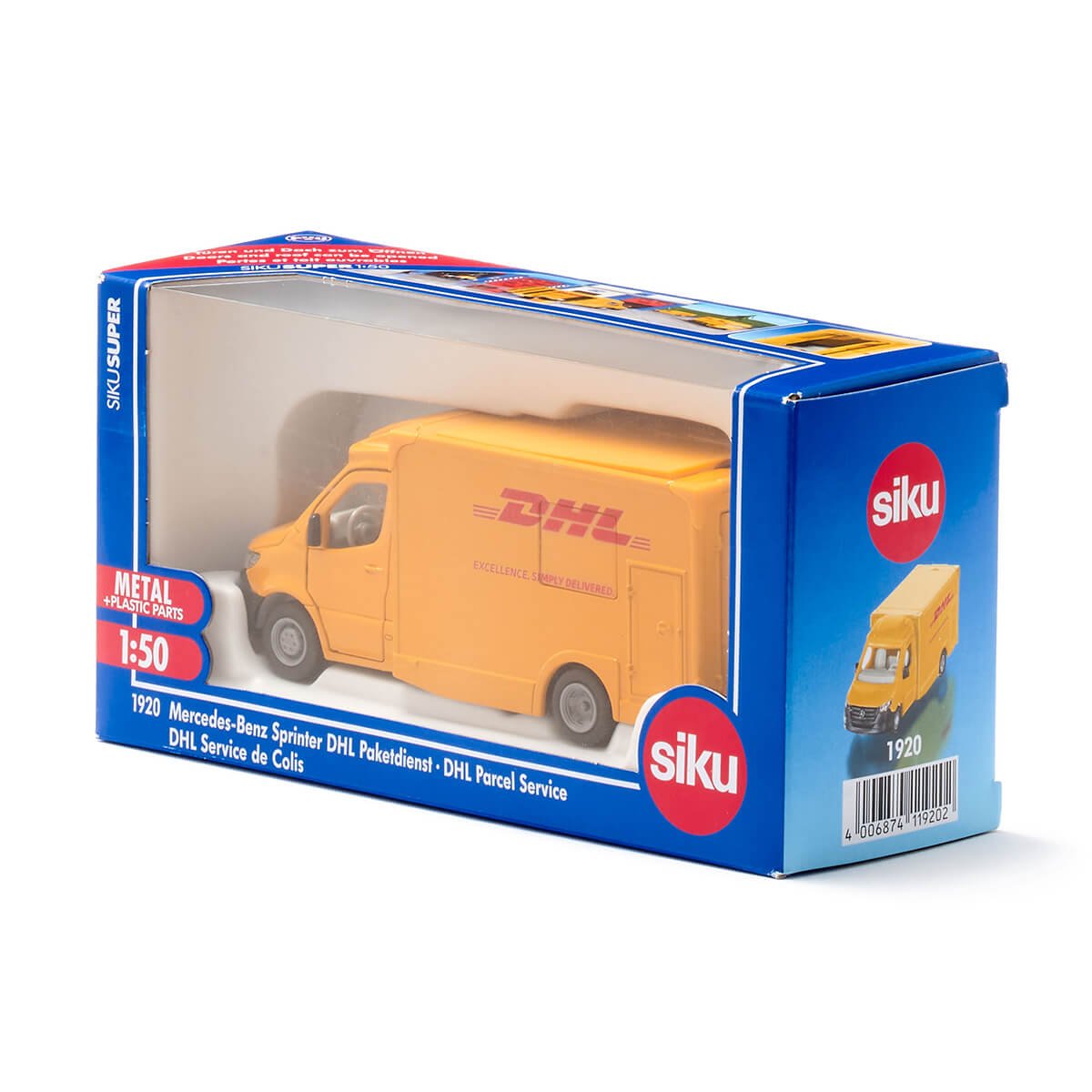 Siku Mercedes - Benz Sprinter DHL Pakkeservice
