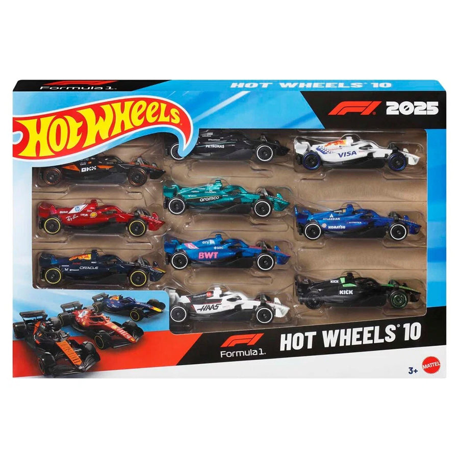 10-er-Pack F1 Racing 1:64