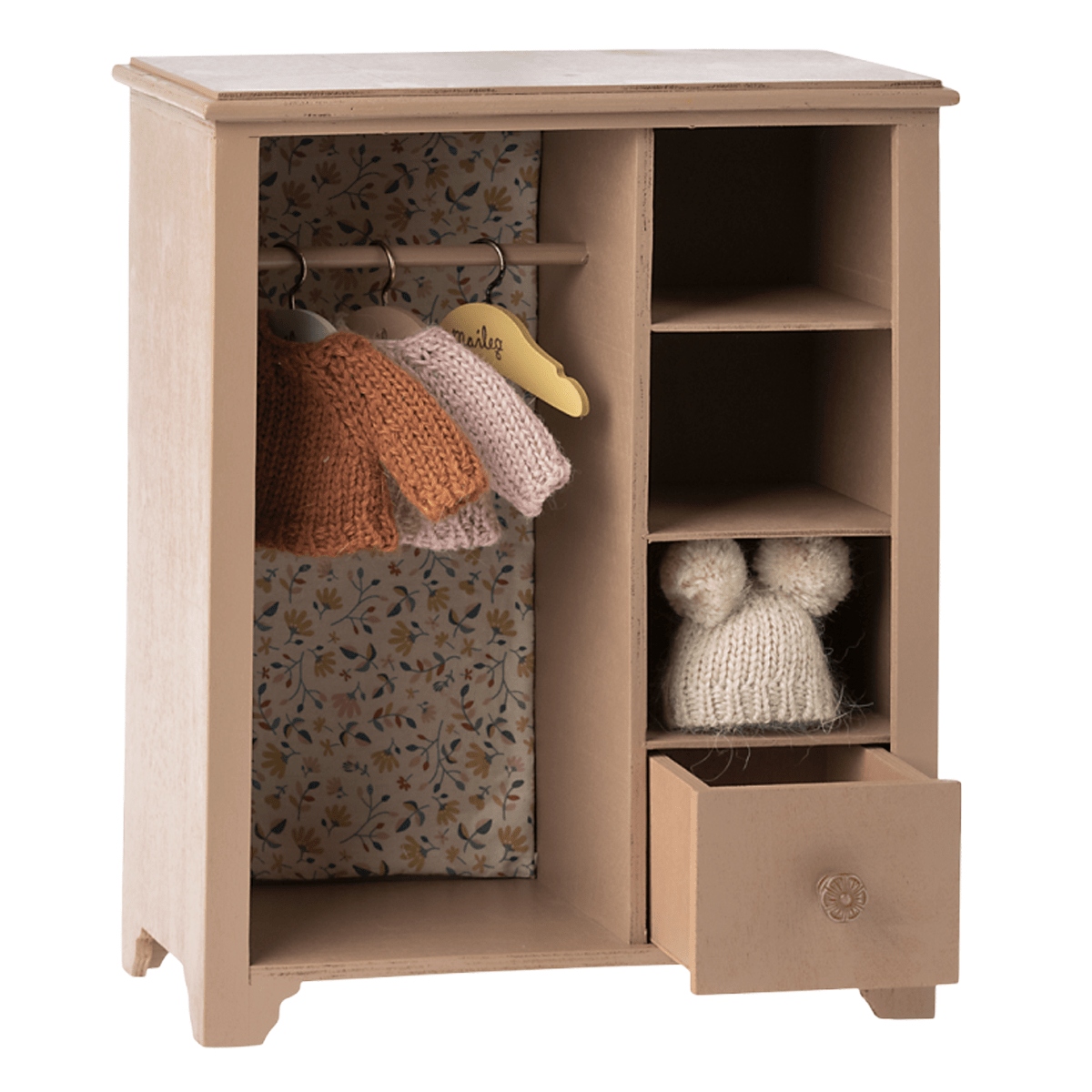 Maileg garderobe stor, powder