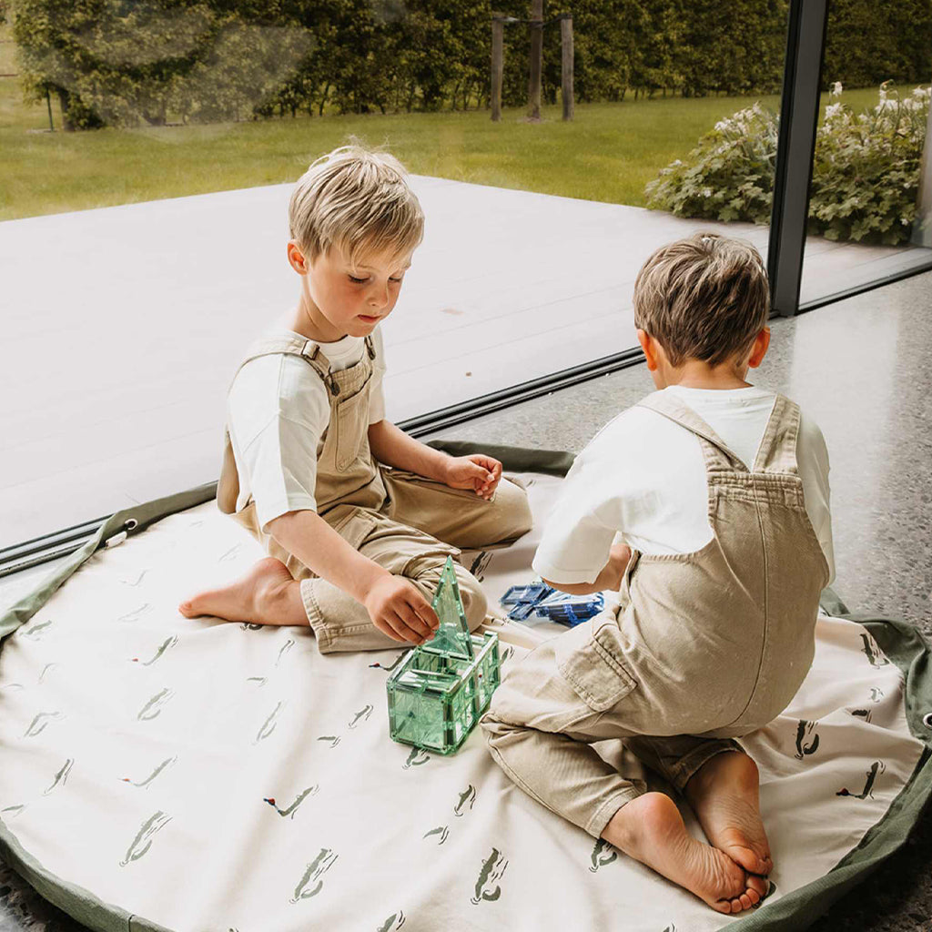 2-I-1 Noomad Crocodile Spielteppich & Aufbewahrung