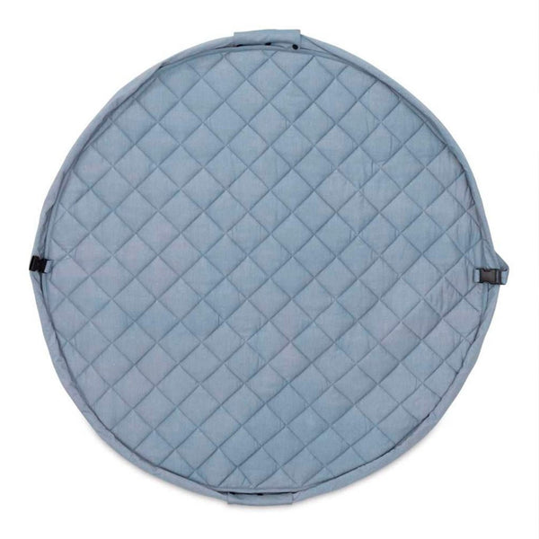 2-I-1 Noomad Dusty Blue Legetæppe & Organizer