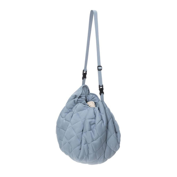 2-I-1 Noomad Dusty Blue Legetæppe & Organizer