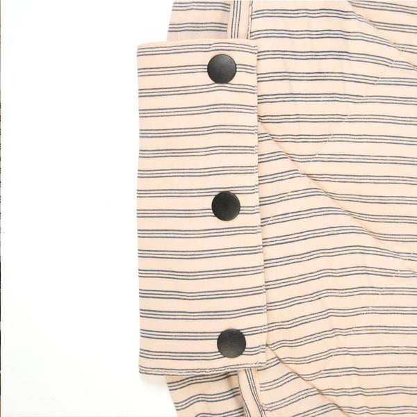2-I-1 Noomad Stripes Blue Legetæppe & Organizer