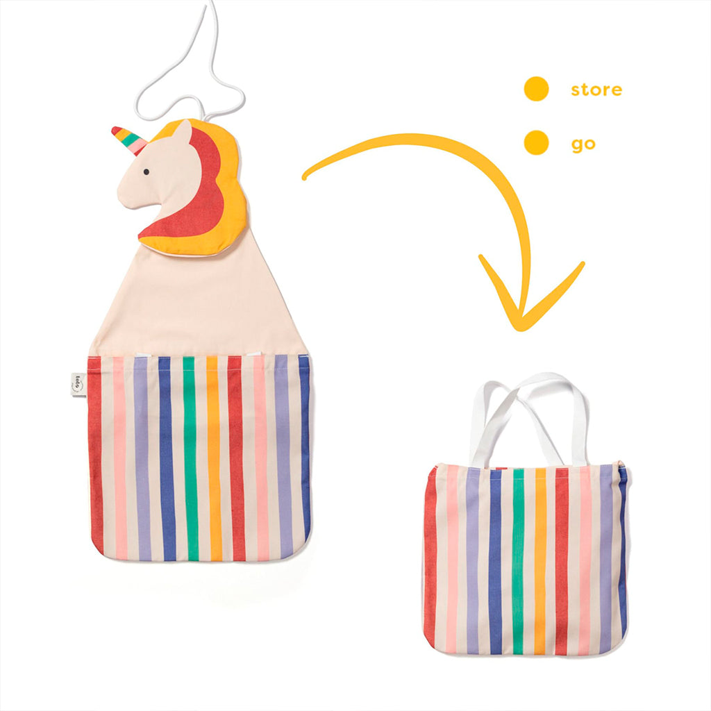 2-I-1 Toto Einhorn Wand-Organizer & Tragetasche