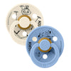 2-er-Pack BIBS X Mumi Mymlen Colour Schnuller elfenbein/himmelblau (Gr. 2)