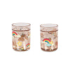 2er-Pack Glitzerbecher in Regenbogenfarben