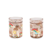 2-Pak Glitter Kop i Rainbow
