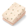 2-er-Pack Lewis Musselin-Stoffwindeln in Mini Leo / Mini Peach Mix