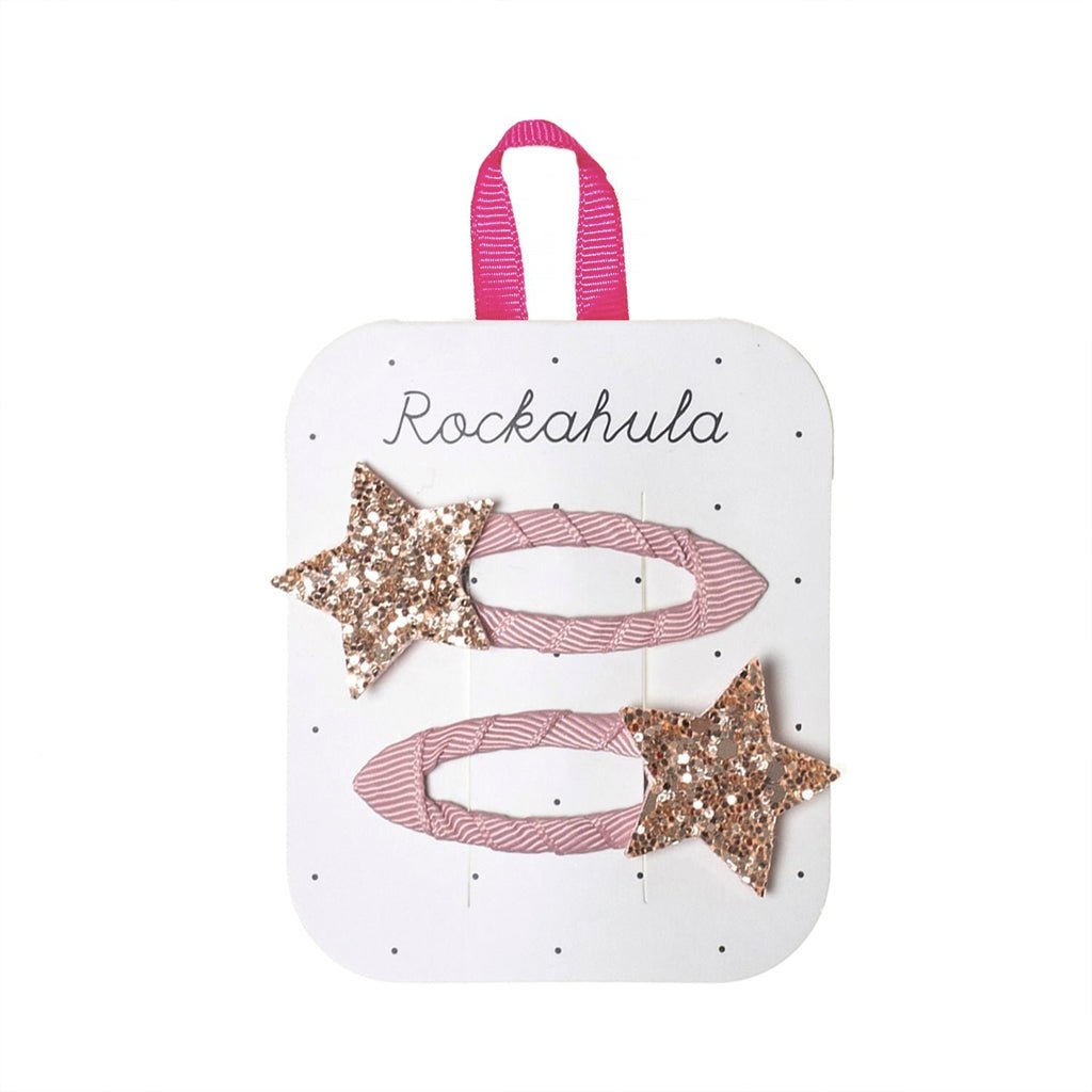 2-Pak Starlight Hårclips Pink