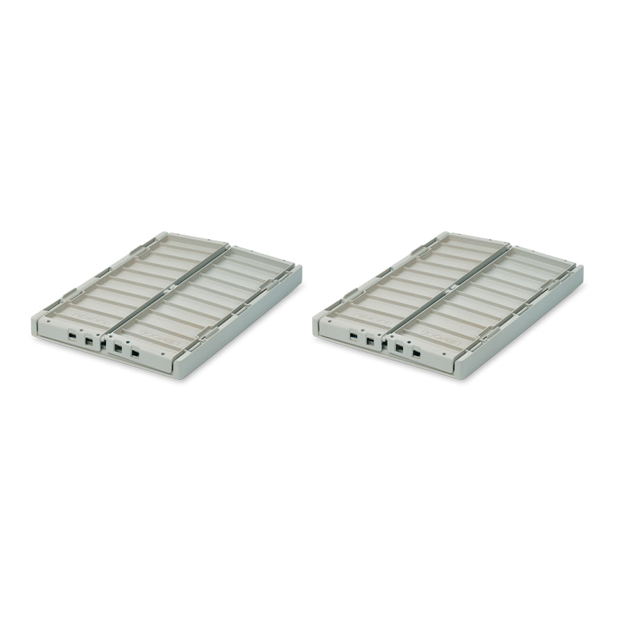 2-Pak Weston Opbevaringsboks i Dove Blue (Medium)