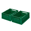 2-er-Pack Weston Aufbewahrungsbox in Garden Green (Mittel)