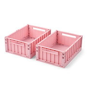 2-er-Pack Weston Aufbewahrungsbox in Rose Blush (Medium)