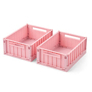 2-Pak Weston Opbevaringsboks i Rose Blush (Small)