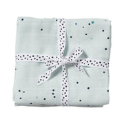 2-Pak Stofble Dreamy Dots Blue fra Done by Deer