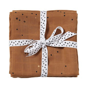 2-Pak Stofble Dreamy Dots Mustard fra Done by Deer
