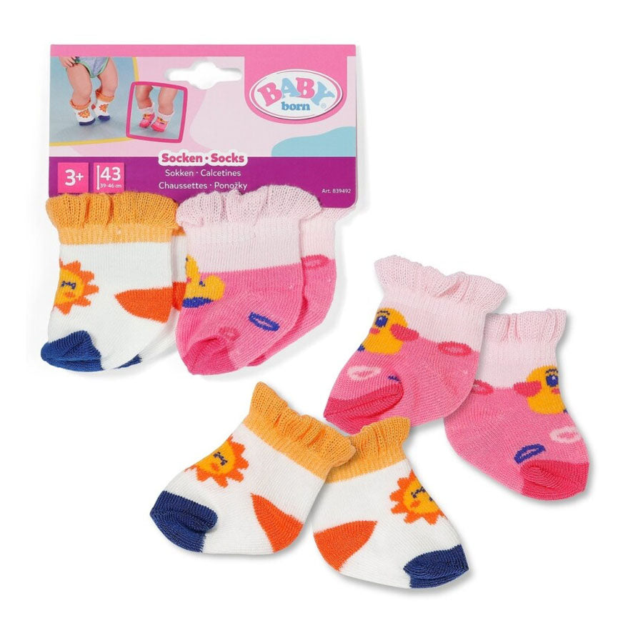 2er-Pack Puppensocken (sort.)
