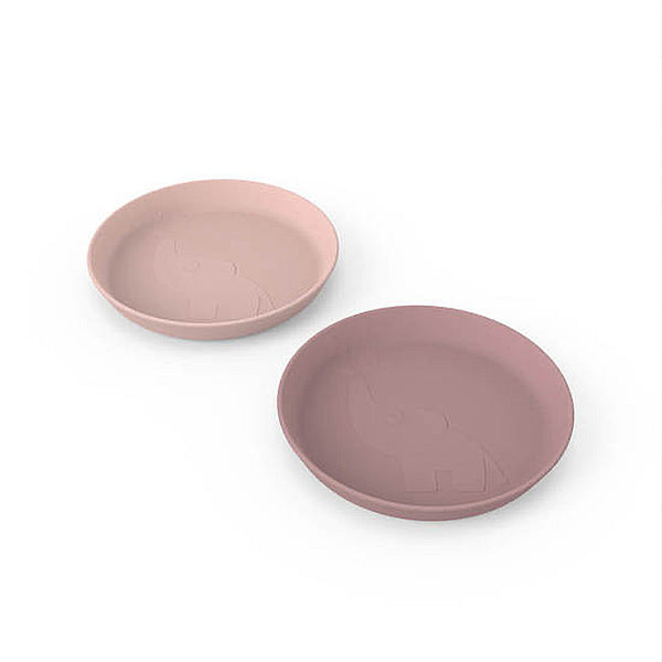 2-er-Pack Kiddish-Teller mit Elphee in Puder