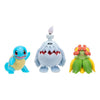 3-er-Pack Kampf-Figuren Squirtle/Greavard/Bellossom