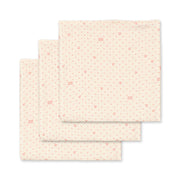 3-er-Pack Musselin-Stoffwindeln in Cherry Dot