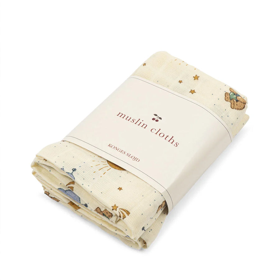 3-Pack Musselin-Stoffwindeln in Cucciolo
