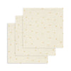3-Pack Musselin-Stoffwindeln mit Lemon Dot