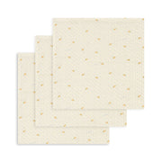 3-Pack Musselin-Stoffwindeln mit Lemon Dot