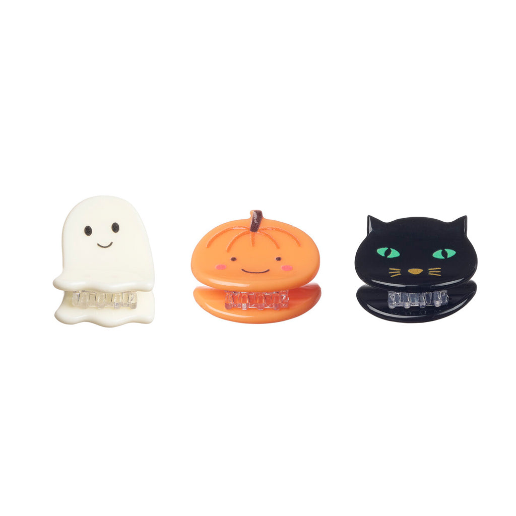 3-er-Pack Gruselige Halloween-Haarclips