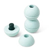 3er-Set Schaumstoffbälle Mint/Forest Green
