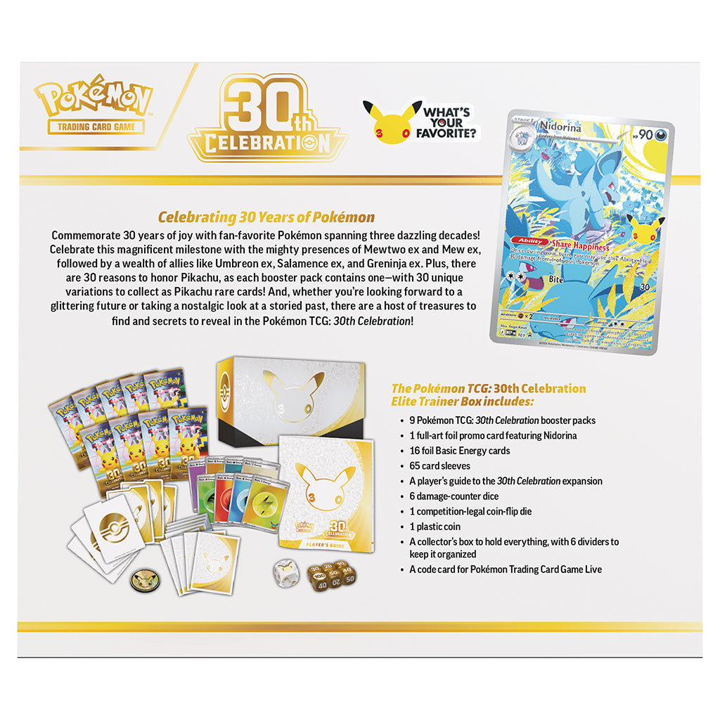 30th Celebration Elite Trainer Box von Pokemon
