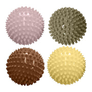 4-er-Pack Sinnesbälle im Boho-Chic (10 cm)