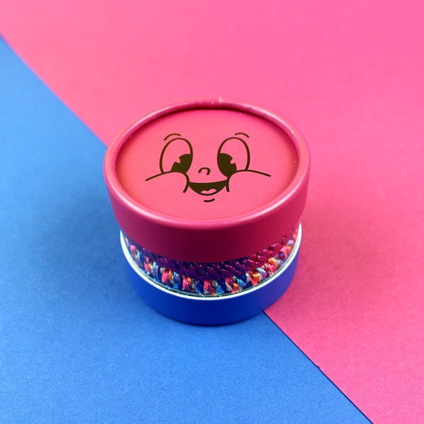Haargummi-Set Pink/Blau