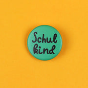 Button Schulkind - Grün