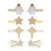 8-Pack Haarclips Glitzerengel