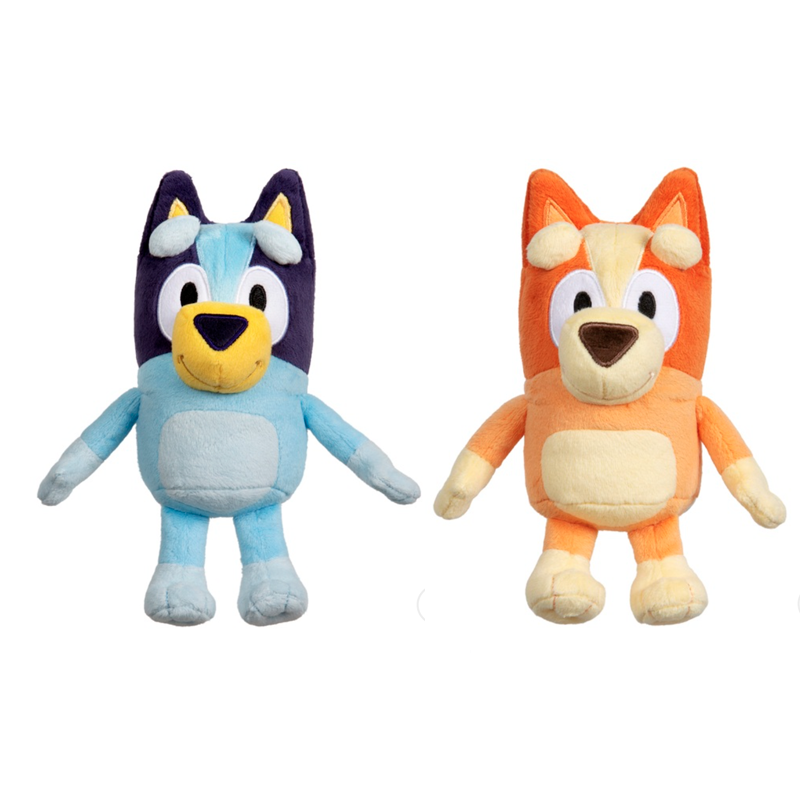 Bluey oder Bingo Teddybär, 18 cm
